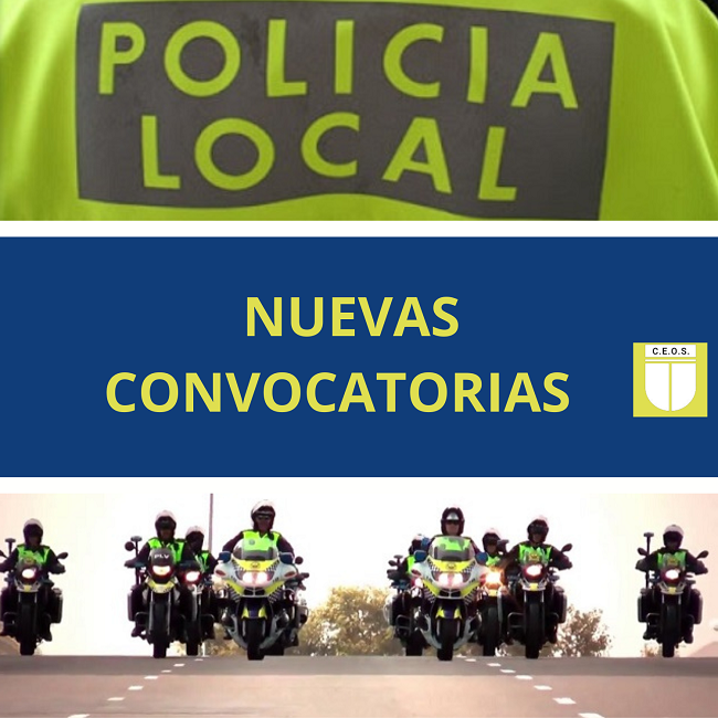 POLICÍA LOCAL PLAZAS CONVOCADAS ALBORAYA, NULES,