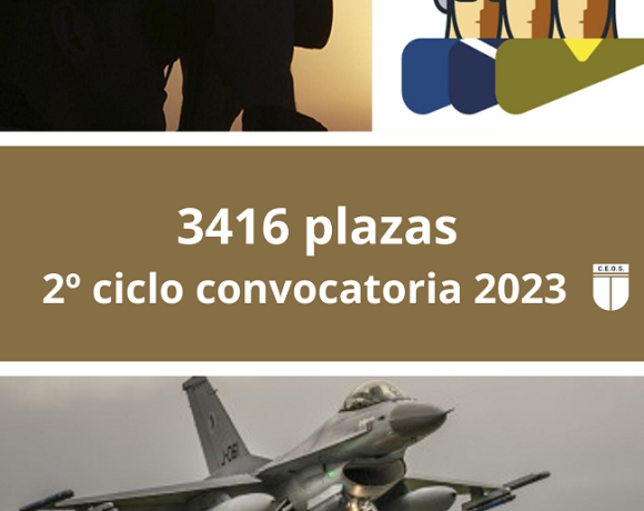 3416 plazas TROPA Y MARINERÍA segundo ciclo CONVOCATORIA- 2023