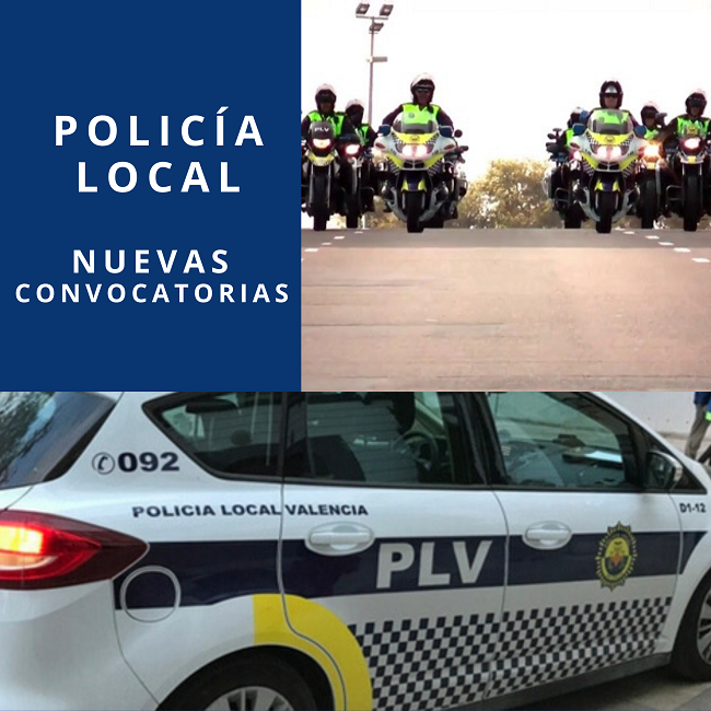 POLICÍA LOCAL PLAZAS CONVOCADAS:  SEGORBE; EL CAMPELLO, GUADASSUAR
