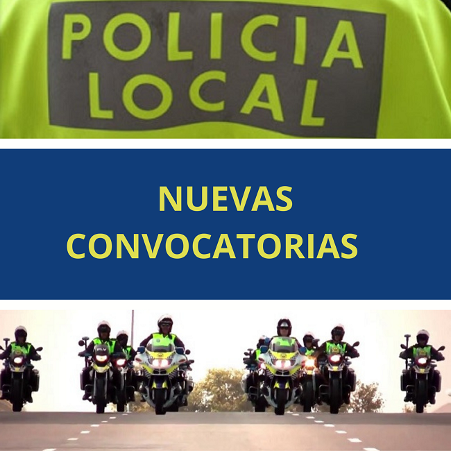 POLICÍA LOCAL PLAZAS CONVOCADAS:  L´OLLERÍA ; XÀTIVA ; ALBATERA