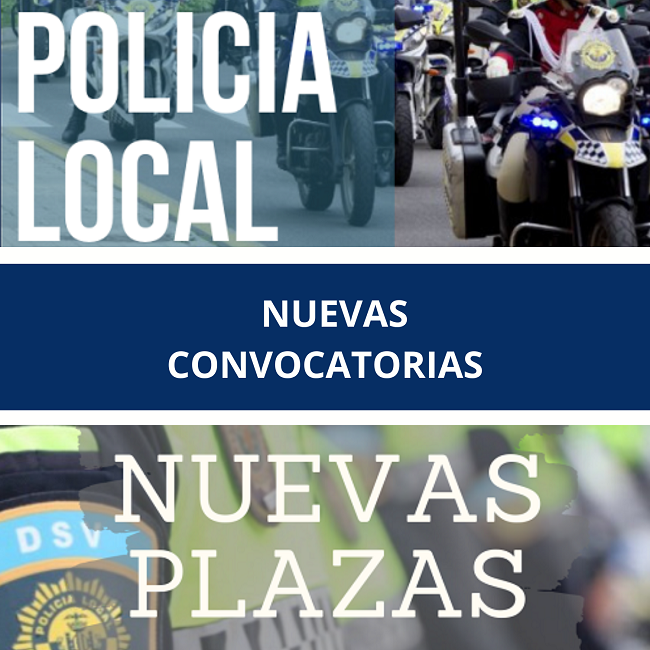POLICÍA LOCAL PLAZAS CONVOCADAS:  L´ALCORA ; SAN FULGENCIO ; CALLOSA DE SEGURA